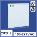 UL DLC 55w 2x2ft surface mounted led panel light with white frame